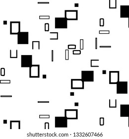 Abstract vector monochrome background. Halftone illustration pattern