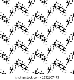 Abstract vector monochrome background. Halftone illustration pattern