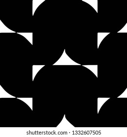 Abstract vector monochrome background. Halftone illustration pattern