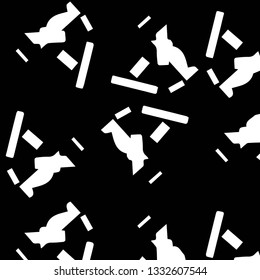 Abstract vector monochrome background. Halftone illustration pattern