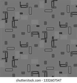 Abstract vector monochrome background. Halftone illustration pattern
