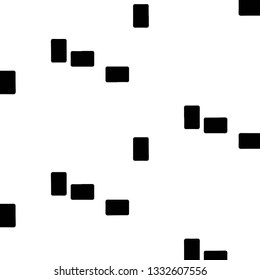 Abstract vector monochrome background. Halftone illustration pattern