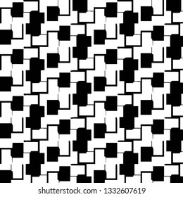 Abstract vector monochrome background. Halftone illustration pattern