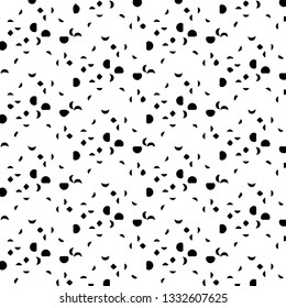 Abstract vector monochrome background. Halftone illustration pattern