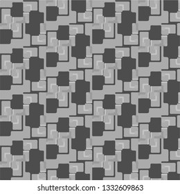 Abstract vector monochrome background. Halftone illustration pattern