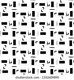 Abstract vector monochrome background. Halftone illustration pattern