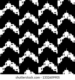 Abstract vector monochrome background. Halftone illustration pattern