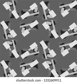 Abstract vector monochrome background. Halftone illustration pattern