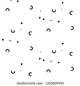 Abstract vector monochrome background. Halftone illustration pattern