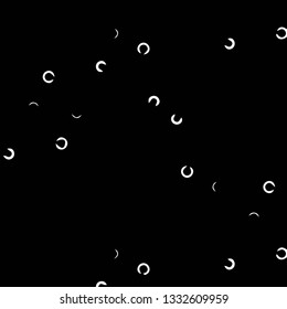 Abstract vector monochrome background. Halftone illustration pattern