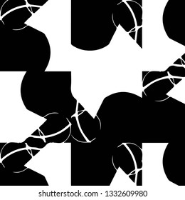 Abstract vector monochrome background. Halftone illustration pattern