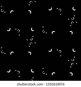 Abstract vector monochrome background. Halftone illustration pattern