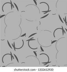 Abstract vector monochrome background. Halftone illustration pattern