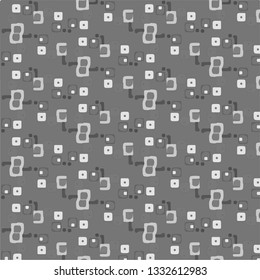 Abstract vector monochrome background. Halftone illustration pattern