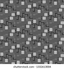 Abstract vector monochrome background. Halftone illustration pattern