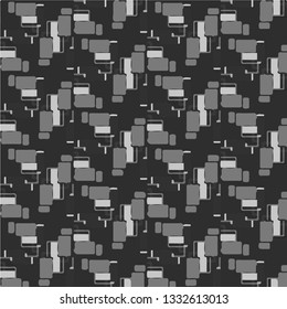 Abstract vector monochrome background. Halftone illustration pattern