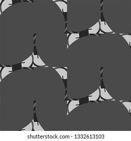 Abstract vector monochrome background. Halftone illustration pattern