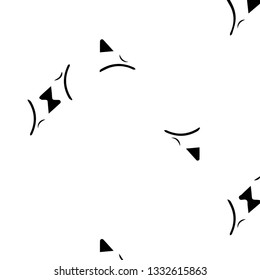 Abstract vector monochrome background. Halftone illustration pattern