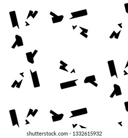 Abstract vector monochrome background. Halftone illustration pattern