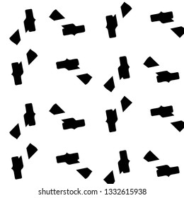 Abstract vector monochrome background. Halftone illustration pattern