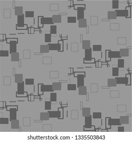 Abstract vector monochrome background. Halftone illustration pattern