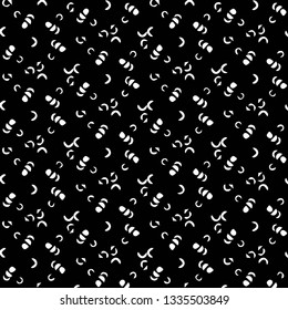 Abstract vector monochrome background. Halftone illustration pattern