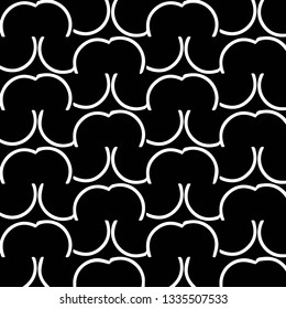 Abstract vector monochrome background. Halftone illustration pattern