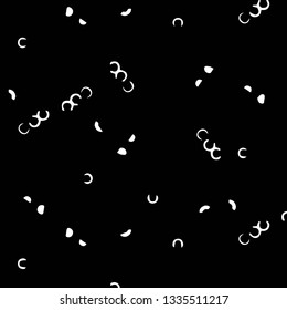 Abstract vector monochrome background. Halftone illustration pattern