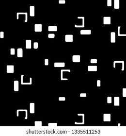 Abstract vector monochrome background. Halftone illustration pattern