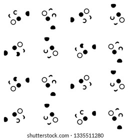 Abstract vector monochrome background. Halftone illustration pattern