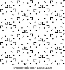 Abstract vector monochrome background. Halftone illustration pattern