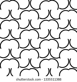 Abstract vector monochrome background. Halftone illustration pattern