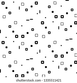 Abstract vector monochrome background. Halftone illustration pattern