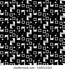 Abstract vector monochrome background. Halftone illustration pattern