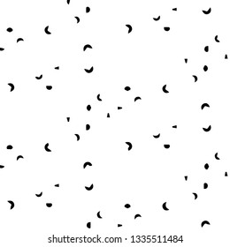 Abstract vector monochrome background. Halftone illustration pattern