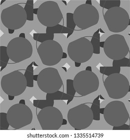 Abstract vector monochrome background. Halftone illustration pattern