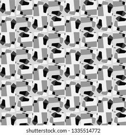 Abstract vector monochrome background. Halftone illustration pattern