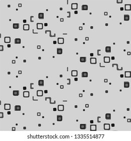 Abstract vector monochrome background. Halftone illustration pattern