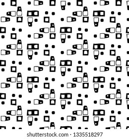 Abstract vector monochrome background. Halftone illustration pattern