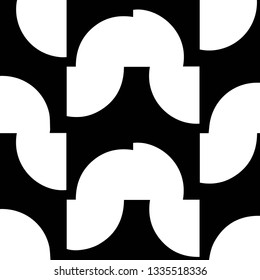 Abstract vector monochrome background. Halftone illustration pattern