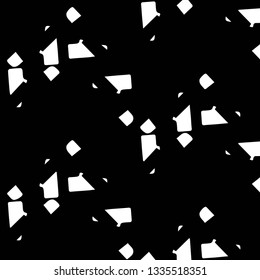 Abstract vector monochrome background. Halftone illustration pattern