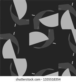 Abstract vector monochrome background. Halftone illustration pattern