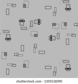 Abstract vector monochrome background. Halftone illustration pattern