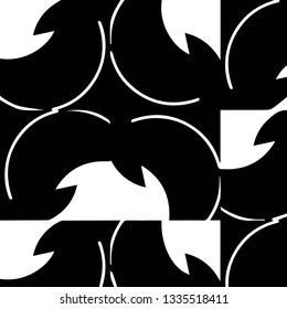 Abstract vector monochrome background. Halftone illustration pattern