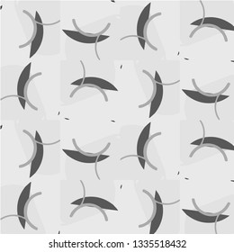Abstract vector monochrome background. Halftone illustration pattern