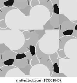 Abstract vector monochrome background. Halftone illustration pattern