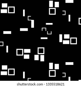 Abstract vector monochrome background. Halftone illustration pattern