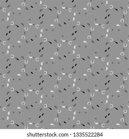 Abstract vector monochrome background. Halftone illustration pattern