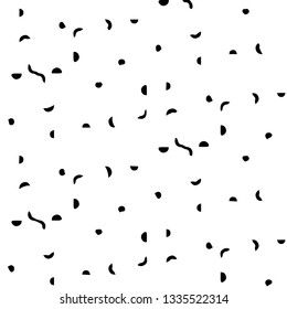Abstract vector monochrome background. Halftone illustration pattern