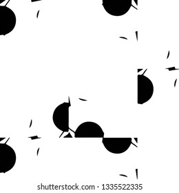 Abstract vector monochrome background. Halftone illustration pattern